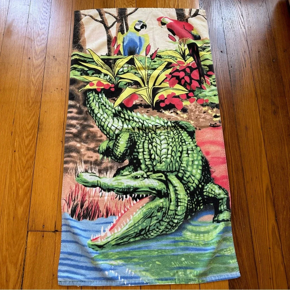 Island Bear Tropical Bath Towel